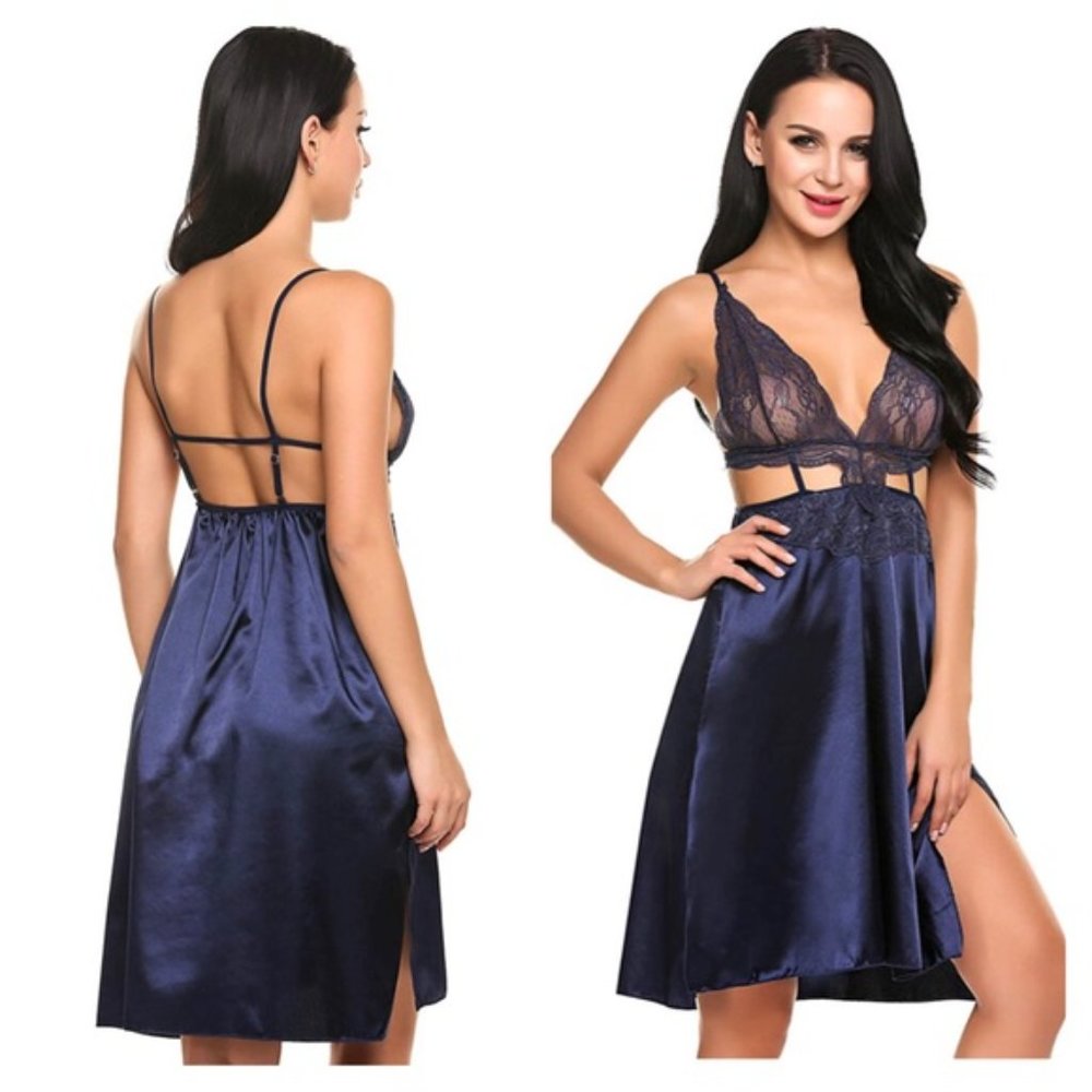 Navy blue sexy sleepwear Babydoll New 💕🔥